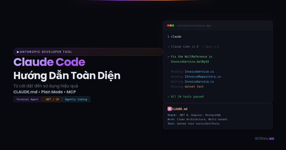 Claude Code: Hướng Dẫn Từ Cài Đặt Đến Sử Dụng Hiệu Quả