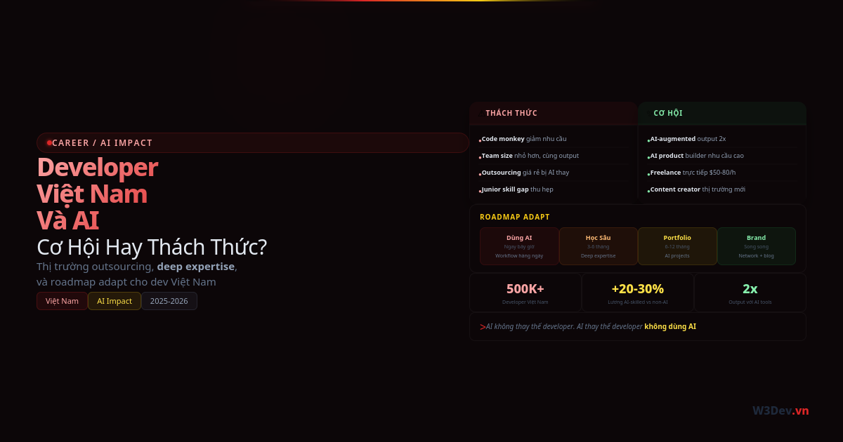 Developer Việt Nam Và AI: Cơ Hội Hay Thách Thức?